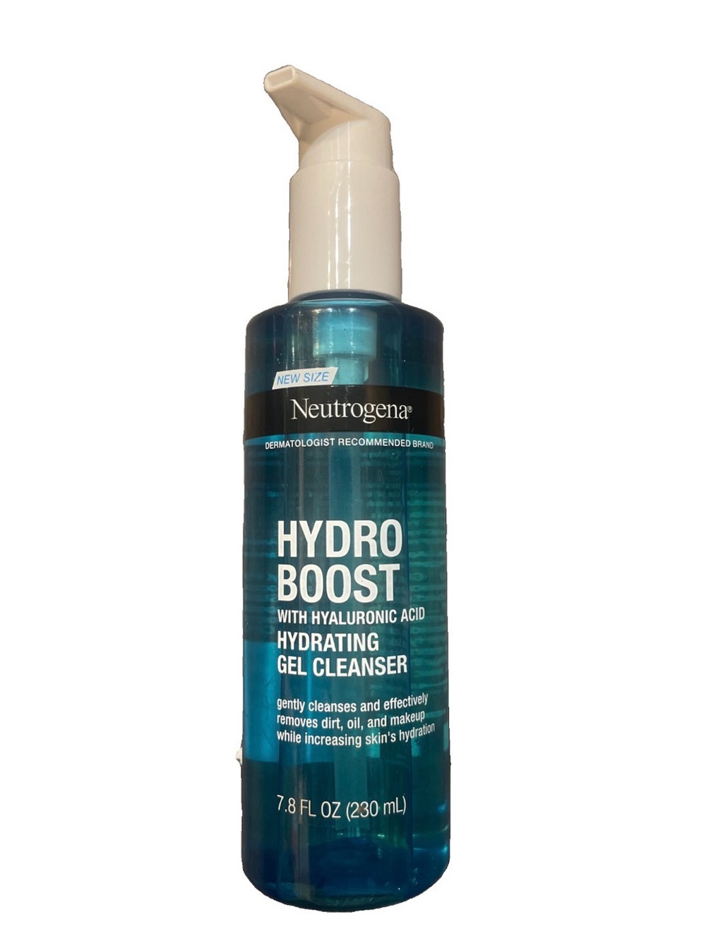 Neutrogena Hydro Boost Hydrating Gel Cleanser — Blue and White